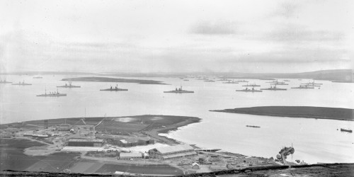 The German Fleet in Scapa Flow © Orkney Library and Archive